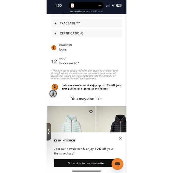 Save The Duck Girl's Insulated Lily Jacket PINK $179, Size: 14 NWT - Picture 13 of 16